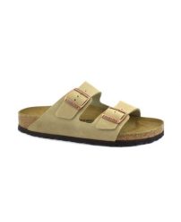 Sandały Birkenstock Arizona Dorosłych. Brązowe sandały męskie Birkenstock, z nubiku, bez zapięcia. Za 504.70 zł.