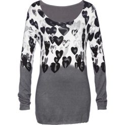 Sweter bonprix dymny szary - matowy srebrny. Swetry damskie marki KALENJI. Za 79.99 zł.