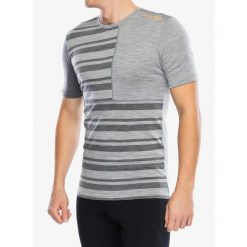 Koszulka termoaktywna męska Ortovox 185 Rock N Wool Short Sleeve. Szare koszulki polo męskie ORTOVOX, m, bez wzorów, rockowe, bez ramiączek. Za 382.99 zł.