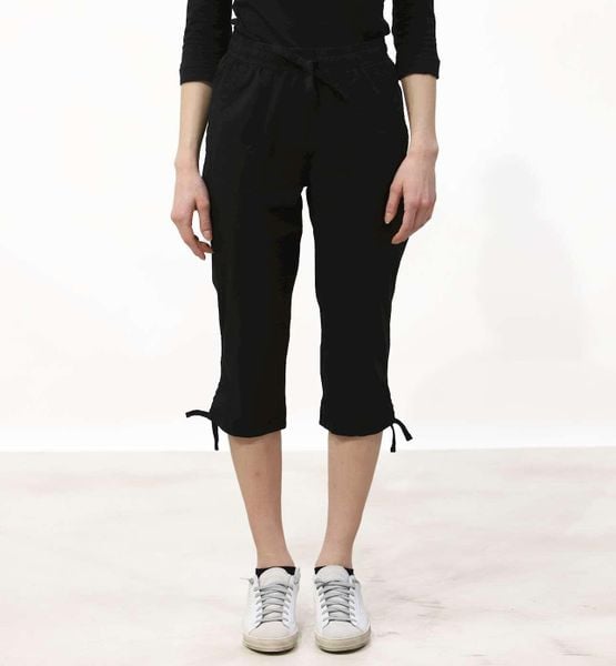 Spodnie Deha 7/8 With Drawstring Nero Damskie. Czarne spodnie materiałowe damskie Deha, s, bez wzorów, z bawełny. Za 310.99 zł.