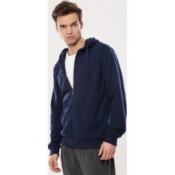 Granatowa Bluza Because. Bluzy męskie marki Born2be. Za 89.99 zł.