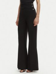 Rinascimento Spodnie palazzo CFC0020264002 Czarny Flare Fit. Czarne spodnie materiałowe damskie Rinascimento, xs, bez wzorów, z materiału. Za 499.99 zł.