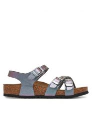 Birkenstock Sandały Kumba 1029425 S Fioletowy. Fioletowe sandały dziewczęce Birkenstock, ze skóry, bez zapięcia. Za 169.99 zł.