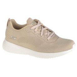 Buty do chodzenia damskie Skechers Bobs Squad. Brązowe obuwie sportowe damskie Skechers, bez wzorów, z materiału, trekkingowe, Skechers Sport. Za 269.00 zł.