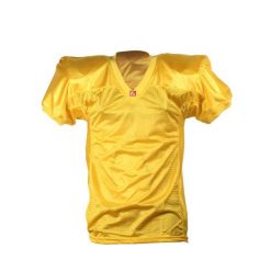 Koszulka futbolu amerykańskiego FJ-2 złocistożółta. Brązowe koszulki sportowe męskie BARNETT, xl, bez wzorów, z poliesteru, bez kołnierzyka, bez ramiączek, na fitness i siłownię. Za 128.00 zł.