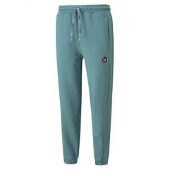 Spodnie sportowe męskie Puma T7 GO For. Zielone spodnie sportowe męskie Puma, l, bez wzorów, z dresówki, trekkingowe. Za 403.00 zł.