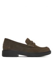 Geox Loafersy D Spherica Ec1 B D65DKB 22 C3009 Zielony ciemny. Zielone mokasyny damskie Geox, ze skóry. Za 549.99 zł.