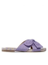Jenny Fairy Espadryle WSS20482-02 Fioletowy. Fioletowe espadryle damskie Jenny Fairy, bez wzorów, z materiału, bez obcasa, bez zapięcia. Za 43.99 zł.