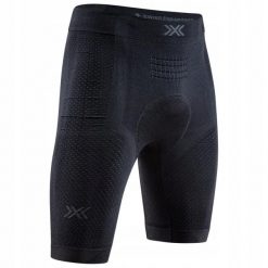 Spodenki rowerowe męskie X-Bionic XCEED RIDE LINER SHORTS X BLACK/RHINO GREY. Czarne krótkie spodenki sportowe męskie X Bionic, l, bez wzorów, na fitness i siłownię. Za 469.99 zł.