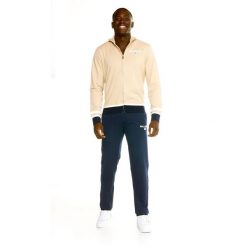 Bluza z pełny zamek błyskawiczny na co dzień. Brązowe bluzy męskie LEONE 1947 APPAREL, xs, bez wzorów, z dresówki, bez kaptura. W wyprzedaży za 246.29 zł.