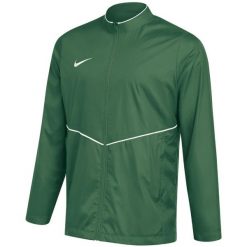 Kurtka męska Nike Park 26 Rain. Zielone kurtki sportowe męskie Nike, m, bez wzorów, z materiału, na fitness i siłownię. Za 141.99 zł.