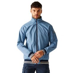 Męska Kurtka Wodoodporna Shorebay III. Fioletowe kurtki męskie Regatta, l, bez wzorów, z materiału, z kapturem. Za 168.99 zł.
