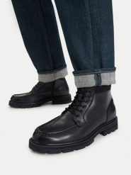 G-STAR Trzewiki EO-DEXTER-12 126AM Czarny. Czarne botki męskie G-Star, bez wzorów, ze skóry, retro, bez zapięcia. Za 579.99 zł.
