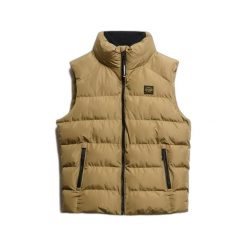 Kurtka puchowa Superdry. Żółte kurtki męskie Superdry., m, bez wzorów, z puchu, bez kaptura. W wyprzedaży za 411.45 zł.