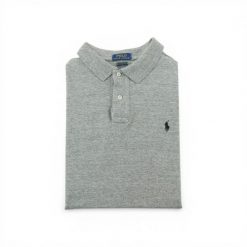 Second life - Męskie polo z krótkim rękawem Gray - Jak nowy. Szare buty sportowe męskie Ralph Lauren, bez zapięcia, na golfa. Za 127.76 zł.