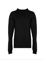 La Haine Inside US Sweter | 3M LM279 | Mężczyzna | Czarny. Czarne swetry przez głowę męskie La Haine Inside Us, m, bez wzorów, z dzianiny, bez kołnierzyka. W wyprzedaży za 489.00 zł.