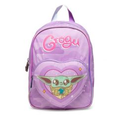 Plecak MANDALORIAN. Fioletowe plecaki damskie MANDALORIAN, bez wzorów, sportowe. Za 119.99 zł.