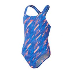 Strój kąpielowy dla dziewczynki Speedo Hyperboom Allover Medalist. Czarne stroje kąpielowe dla dziewczynek Speedo, bez wzorów, z nylonu. Za 194.50 zł.