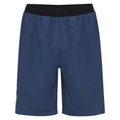 Spodenki treningowe Hummel. Niebieskie szorty damskie Hummel, s, bez wzorów, z materiału, klasyczne, z standardowym stanem. Za 144.00 zł.