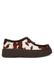 Clarks Półbuty Torhill Bee 26186666 Brązowy. Brązowe półbuty damskie Clarks, bez wzorów, ze skóry, bez obcasa, na płaskiej podeszwie, bez zapięcia. Za 559.99 zł.