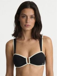 KARL LAGERFELD Góra od bikini B2W46022 Czarny. Czarne bikini damskie KARL LAGERFELD, s, bez wzorów. Za 339.99 zł.