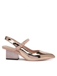 United Nude Sandały Raila Jane 1091686113 Beżowy. Brązowe sandały damskie United Nude, bez wzorów, ze skóry, bez obcasa, na słupku, bez zapięcia. Za 749.99 zł.