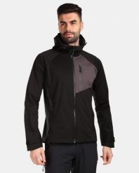Męska kurtka softshell Kilpi BELTRA-M. Czarne kurtki sportowe męskie Kilpi, na jesień, m, bez wzorów, z materiału, outdoorowe. Za 482.50 zł.