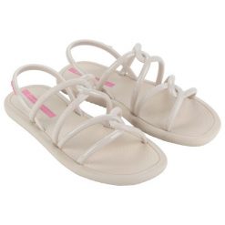 Buty do chodzenia damskie Ipanema Meu Sol Sandal Ad. Brązowe klapki damskie Ipanema, bez wzorów, z materiału, bez obcasa. Za 123.00 zł.