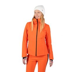 Kurtka Narciarska Rossignol damska Cieloalto JKT pomarańczowa. Brązowe kurtki damskie Rossignol, s, bez wzorów, bez kaptura, narciarskie. W wyprzedaży za 1,679.00 zł.