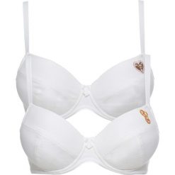 Biustonosz z ludowym motywem "push up" (2 szt.) bonprix biały + biały. Biustonosze marki bonprix. Za 69.98 zł.
