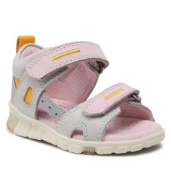 Sandały ECCO. Szare sandały dziewczęce ecco, bez zapięcia. Za 269.99 zł.