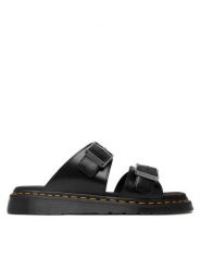 Dr. Martens Klapki Josef DM31570001 Czarny. Czarne klapki męskie Dr. Martens, ze skóry. Za 559.99 zł.
