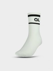 4F Skarpety casual za kostkę 4F x Anna Lewandowska - białe 35-38. Białe skarpety damskie 4f, bez wzorów, z bawełny. Za 29.99 zł.