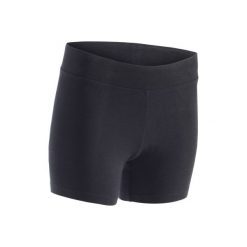 Spodenki Slim Gym & Pilates FIT+ 500 damskie. Czarne szorty damskie DOMYOS. Za 24.99 zł.