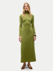 Vero Moda Sukienka codzienna Udita 10336491 Zielony Regular Fit. Zielone sukienki damskie Vero Moda, na co dzień, s, bez wzorów, z syntetyku, bez kołnierzyka, bez ramiączek, proste. Za 229.99 zł.