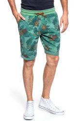 SPODENKI MUSTANG Jim Sweat Shorts Summer Floral 1009733 11686. Zielone szorty męskie Mustang, m, bez wzorów, z dresówki. Za 159.99 zł.