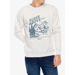 Bluza bez kaptura Kavu Core Crew. Brązowe bluzy męskie KAVU, l, bez wzorów, bez kaptura. Za 245.99 zł.