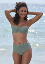 Bikini bandeau z fiszbinami kobiecy Lascana Loretta. Zielone bikini damskie Sunseeker, s, bez wzorów. Za 277.00 zł.