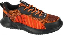 Półbuty z dzianiny pomar.-czarne, sb fo, "40", ce, lahti. Czarne buty sportowe męskie Lahti Pro, z dzianiny, sportowe, bez zapięcia. Za 128.44 zł.