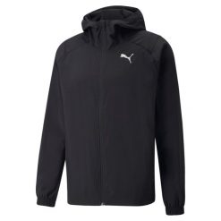 Kurtka Sportowa Męska Puma Train Vent Woven. Czarne kurtki męskie Puma, m, bez wzorów, sportowe, bez kaptura. Za 195.99 zł.