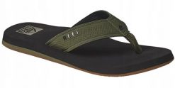 Reef M'S The Layback, black/olive, 45 (us 12). Czarne klapki męskie Reef. Za 103.60 zł.