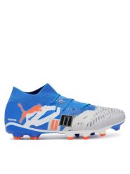 Puma Buty do piłki nożnej Future 8 Match Forever Fg/Ag 108423 01 Niebieski. Niebieskie buty sportowe męskie Puma, z materiału, bez zapięcia. Za 239.99 zł.