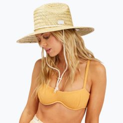 Kapelusz damski Billabong New Comer. Brązowe czapki i kapelusze damskie Billabong, bez wzorów. Za 129.99 zł.