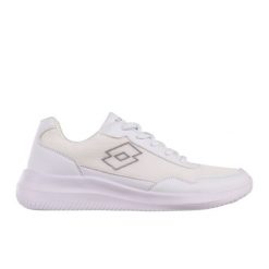 Buty Lotto Connect Oc 2400001U 1014 biale białe. Białe obuwie sportowe damskie bez wzorów, na fitness i siłownię. Za 186.54 zł.