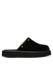 EMU Australia Klapki Maroo W13285 Czarny. Czarne klapki damskie Emu Australia, bez wzorów, ze skóry, bez obcasa. Za 428.99 zł.