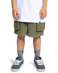 Szorty spacerowe dla Chłopcy PIPELINE 17" Beżowy. Zielone szorty dla chłopców DC Shoes, bez wzorów, z bawełny. Za 269.99 zł.