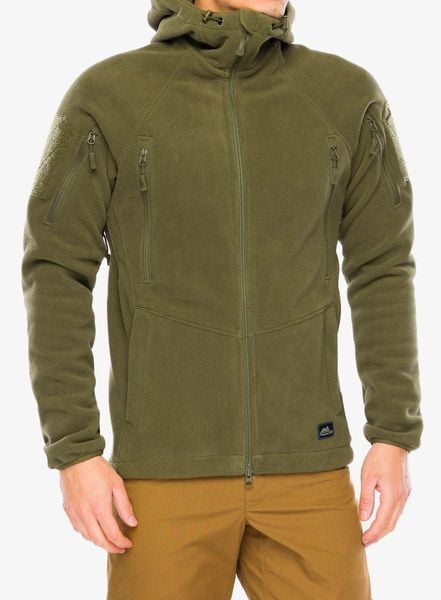 Kurtka polarowa męska Helikon-Tex Patriot Mk2. Zielone kurtki męskie HELIKON-TEX, l, bez wzorów, z materiału, klasyczne, bez kaptura. Za 384.99 zł.