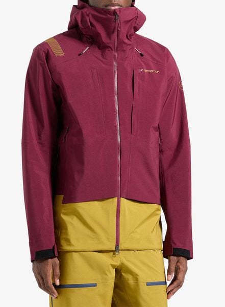 Kurtka La Sportiva Sender GTX Performance Jacket. Czerwone kurtki męskie La Sportiva, na zimę, m, bez wzorów, z gore-texu, bez kaptura. Za 2,155.99 zł.