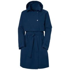 Płaszcz damski Helly Hansen Jane. Czarne płaszcze damskie Helly Hansen, xl, bez wzorów, z materiału, bez kaptura. Za 1,067.50 zł.