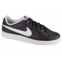 Buty sportowe dla mężczyzn Nike Court Royale. Czarne buty sportowe męskie Nike, z gumy, bez zapięcia, nike court. Za 239.40 zł.